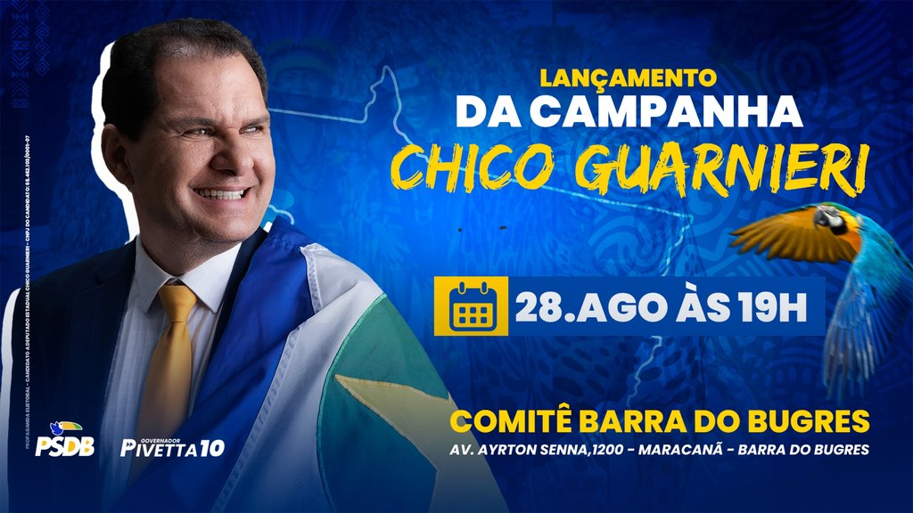 Chico Guarnieri dá largada oficial à campanha em Barra do Bugres