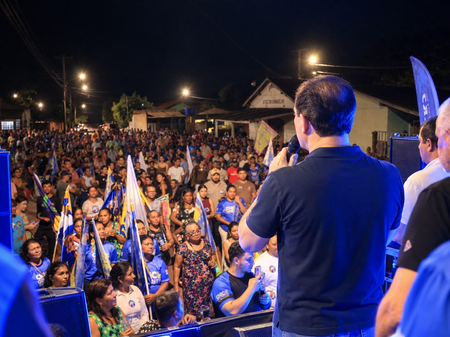 Mais de 500 pessoas lotaram encontro com Chico Guarnieri em Barra do Bugres