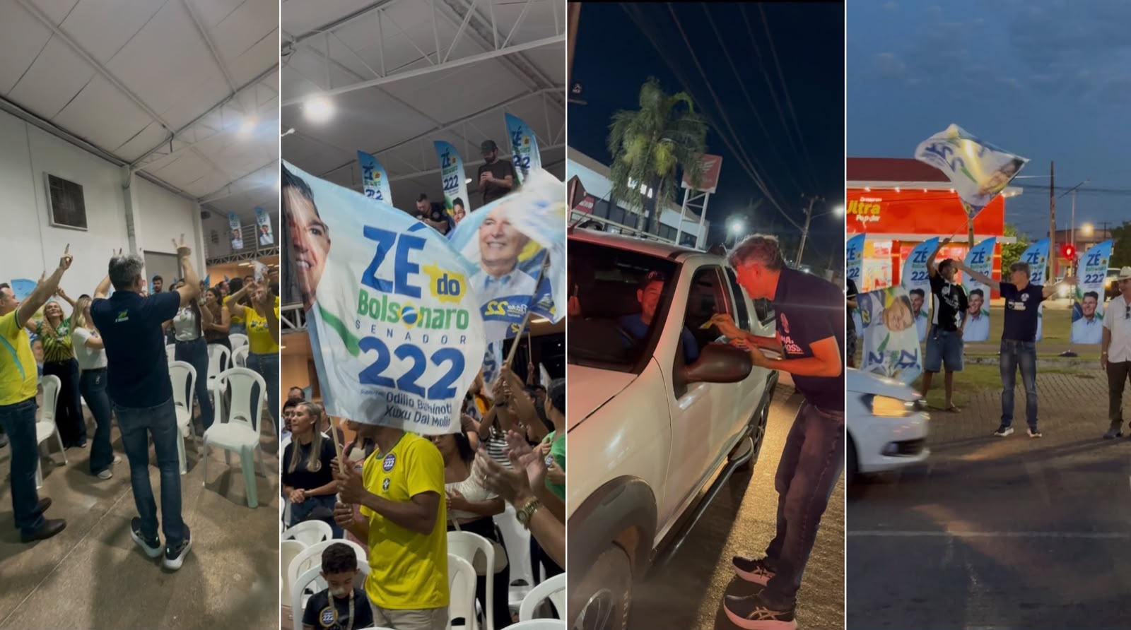 Adriano Pivetta, prefeito e primeira dama de Nova Mutum declaram apoio a Chico Guarnieri