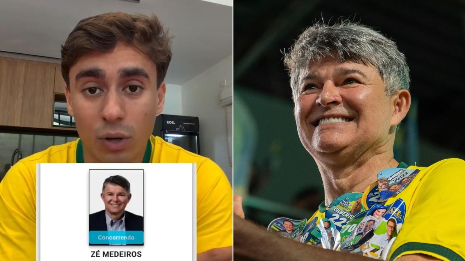 Nikolas Ferreira reforça apoio ao nome de Zé Medeiros para o Senado em Mato Grosso