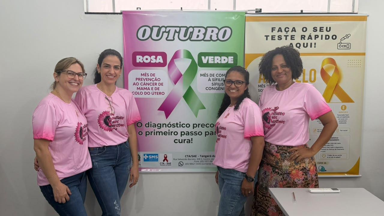 Prefeitura de Tangará da Serra realiza ‘Dia D’ do Outubro Rosa e registra muitos procedimentos de saúde efetivados