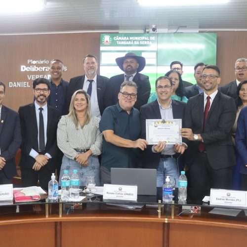 Moção: Câmara homenageia gestor ambiental em reconhecimento ao Projeto de Aquaponia Ciclo Vivo