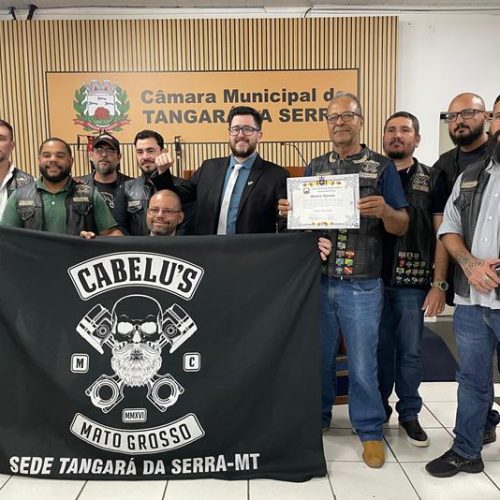 Moção : Legislativo reconhece trajetória e ações do Cabelu’s Moto Clube