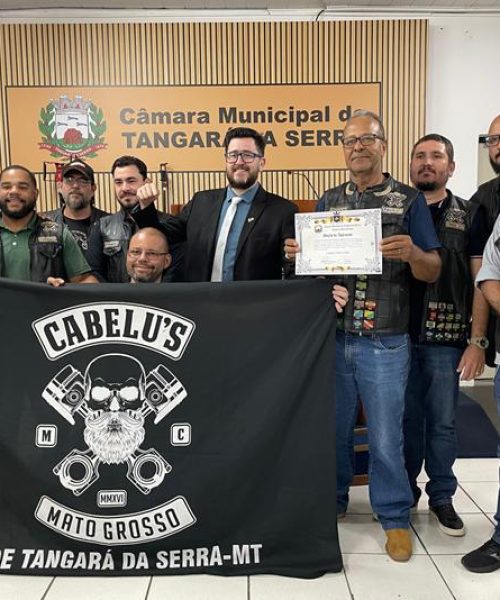 Moção : Legislativo reconhece trajetória e ações do Cabelu’s Moto Clube