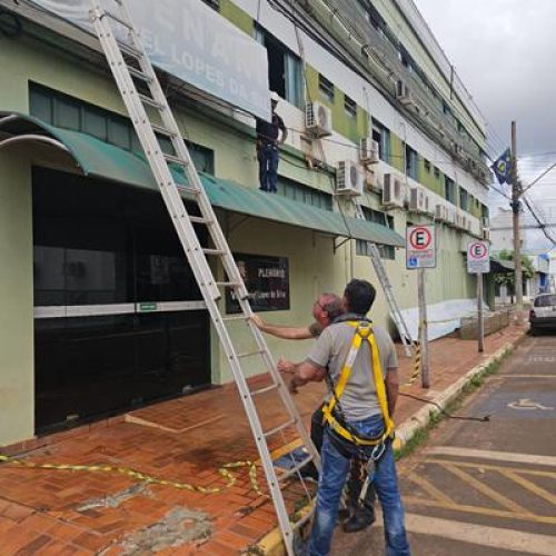 Revitalização da fachada da Câmara representa um passo importante para o futuro do Legislativo
