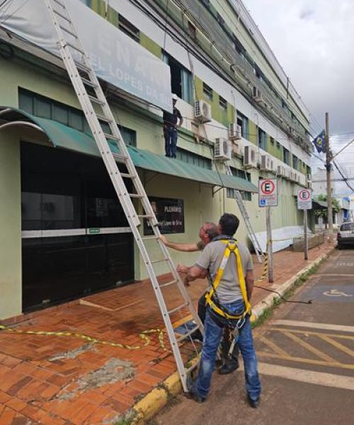 Revitalização da fachada da Câmara representa um passo importante para o futuro do Legislativo