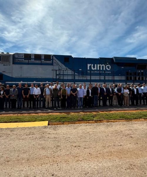 Chico Guarnieri participa da inauguração da Ferrovia Estadual e do Terminal da BR-070
