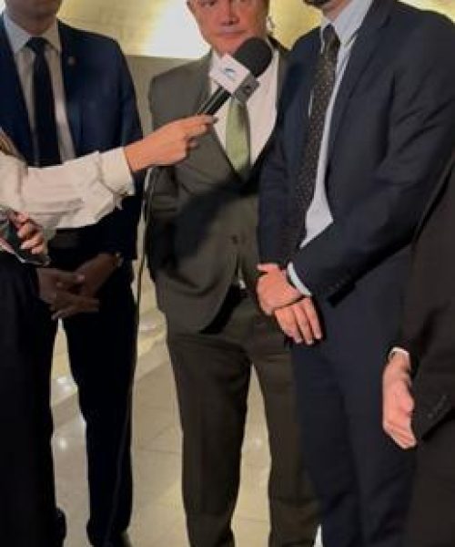 Prefeito Eduardo Sanches é destaque na TV Senado ao lado do senador Wellington Fagundes