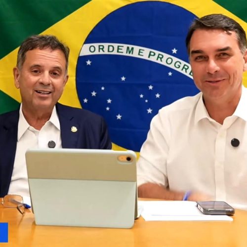 Eleger Zé Medeiros ao Senado é questão de honra e compromisso de Bolsonaro, afirma Flávio