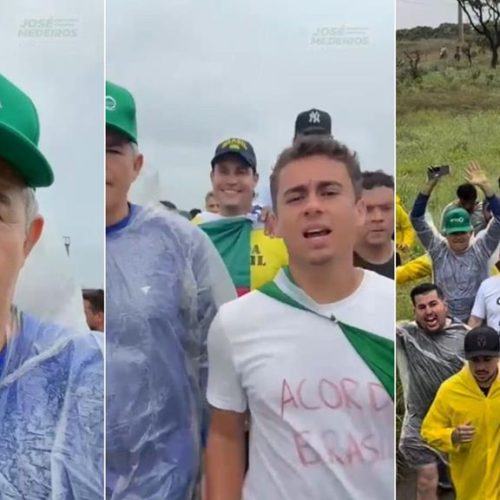 Medeiros se junta à Caminhada pela Liberdade e reforça defesa da liberdade de Bolsonaro e dos presos do 8 de janeiro