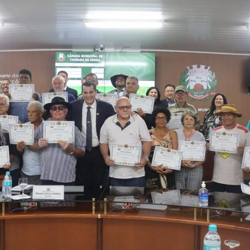 Câmara presta homenagem aos pioneiros de Tangará da Serra